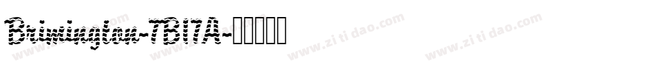 Brimington-7B17A字体转换