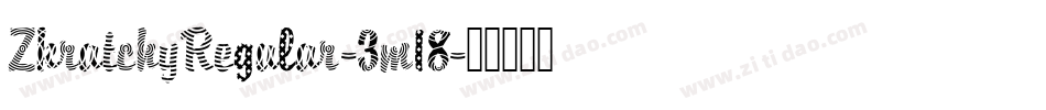 ZkratchyRegular-3m18字体转换