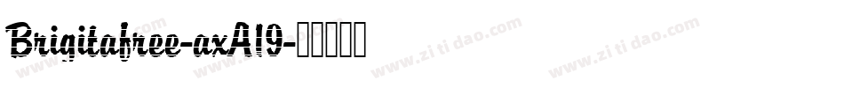 Brigitafree-axA19字体转换