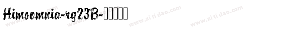 Himsomnia-rg23B字体转换