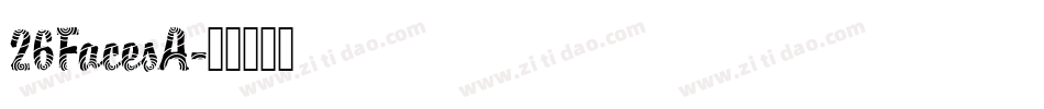 26FacesA字体转换