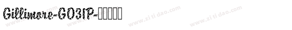 Gillimore-GO31P字体转换