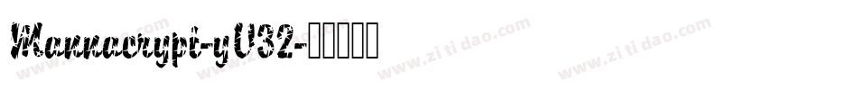 Mannacrypt-yV32字体转换