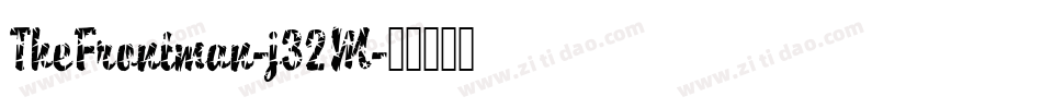 TheFrontman-j32M字体转换