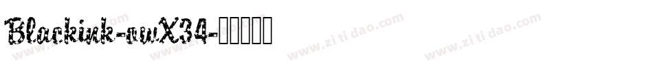 Blackink-owX34字体转换