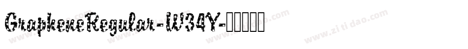 GrapheneRegular-W34Y字体转换