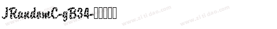 JRandomC-gB34字体转换