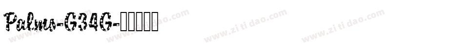 Palms-G34G字体转换
