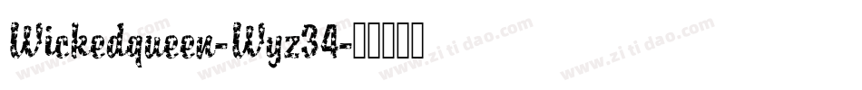 Wickedqueen-Wyz34字体转换