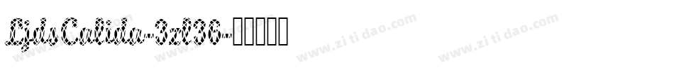 LjdsCalida-3zl36字体转换