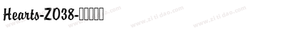 Hearts-ZO38字体转换