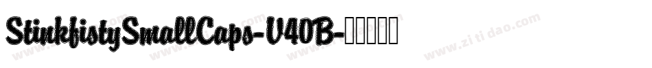 StinkfistySmallCaps-V40B字体转换