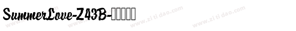 SummerLove-Z43B字体转换