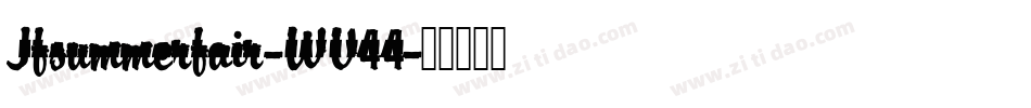 Jfsummerfair-WV44字体转换