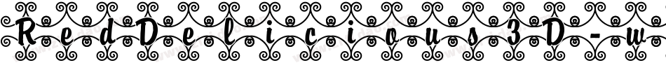 RedDelicious3D-wz46字体转换