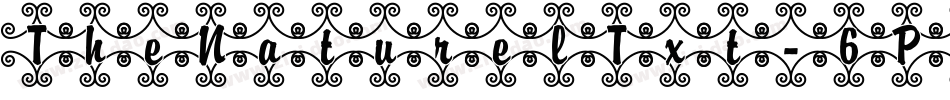 TheNaturelTxt-6P46字体转换