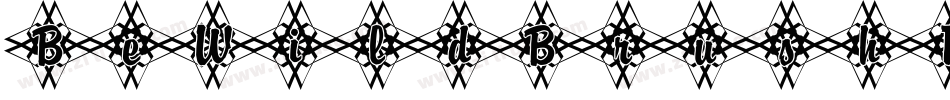 BeWildBrushFont-8M48Z字体转换