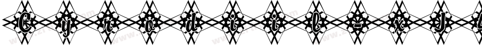 Cyrodiil-xJ48字体转换