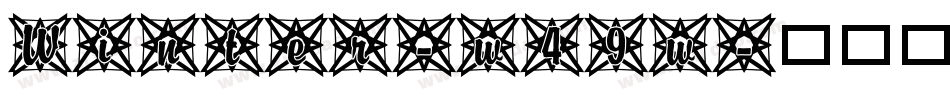 Winter-w49w字体转换