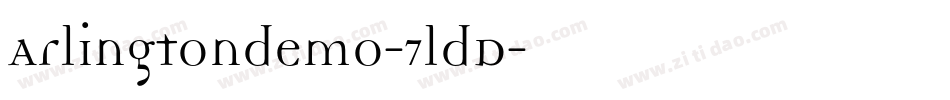 Arlingtondemo-7ldD字体转换