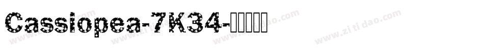 Cassiopea-7K34字体转换
