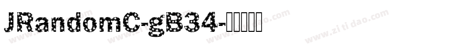 JRandomC-gB34字体转换