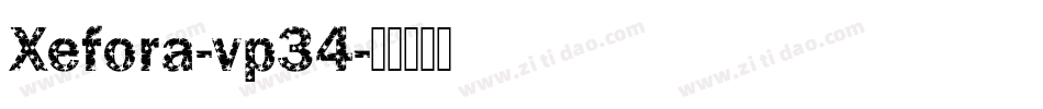 Xefora-vp34字体转换