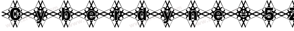 Cyberdyne-5Z48字体转换