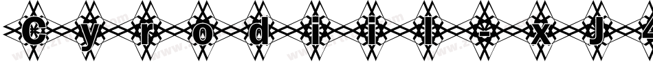 Cyrodiil-xJ48字体转换