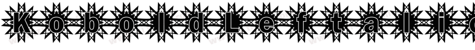 KoboldLeftalic-9L50字体转换