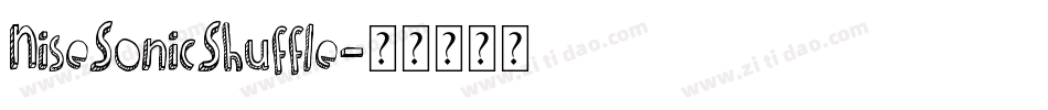 NiseSonicShuffle字体转换