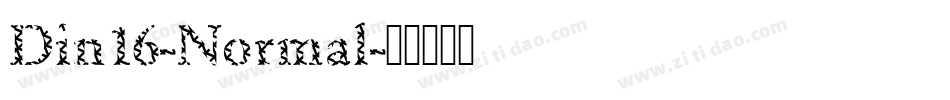 Din16-Normal字体转换