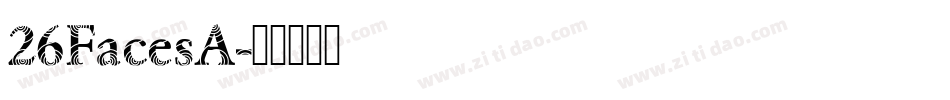 26FacesA字体转换