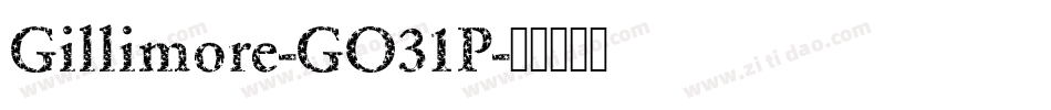 Gillimore-GO31P字体转换