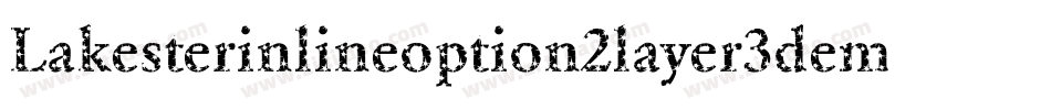 Lakesterinlineoption2layer3demo-1m34字体转换