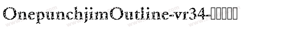 OnepunchjimOutline-vr34字体转换