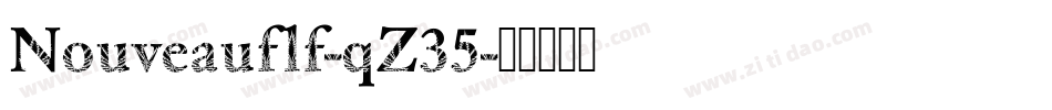 Nouveauflf-qZ35字体转换