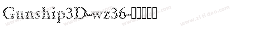 Gunship3D-wz36字体转换