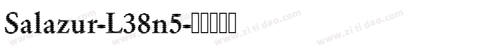 Salazur-L38n5字体转换