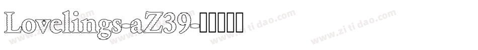 Lovelings-aZ39字体转换