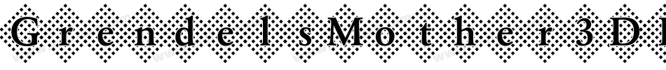 GrendelsMother3DItalic-a45R字体转换