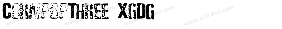 CornpopThree-XgDG字体转换