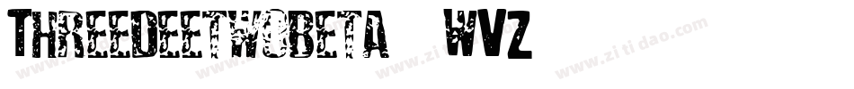Threedeetwobeta-5WVZ字体转换
