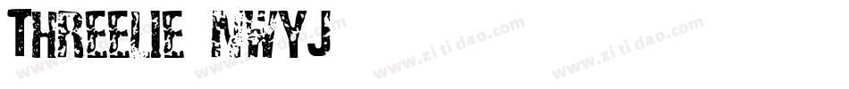 Threelie-nwyJ字体转换