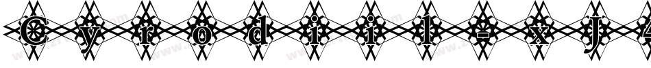 Cyrodiil-xJ48字体转换