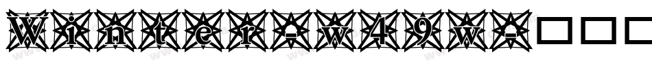Winter-w49w字体转换