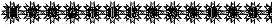 Hostilbeveled-e50n字体转换