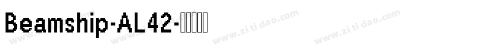 Beamship-AL42字体转换
