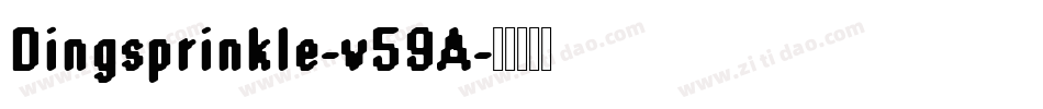 Dingsprinkle-v59A字体转换
