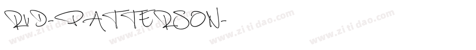 RvD-PATTERSON字体转换